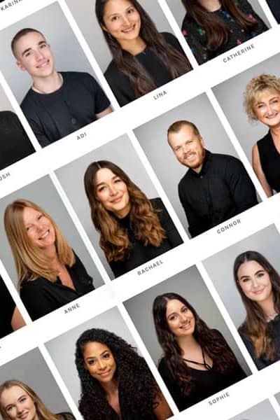 company staff headshots